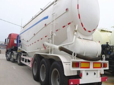 2 Axle Dry Bulk Pneumatic Cement Tanker Trailers Shipped to Congo