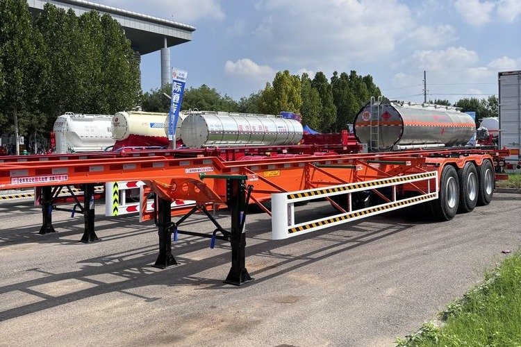 3 Axle Skeleton Container Semi Trailer - 7